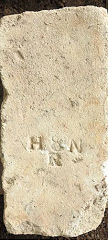 
'H & N R' possibly an unknown partnership of 'H' and 'Nicholas', c1845, © Photo courtesy of Lawrence Skuse