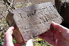 
'I (J) Russell Risca' from Waunfawr Brickworks, © Photo courtesy of Charlene Saunders