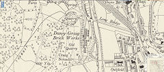 Danygraig brickworks in 1899 © Crown Copyright reserved