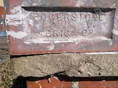'Rogerstone Brick Co' type 2 from Ty'n-y-Cwm Brickworks, © Photo courtesy of Trevor Baker