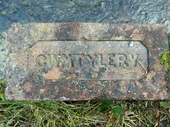 
'Cwmtylery', on the reverse of the 'Wallace' brick, from Woodland brickworks, Cwmtillery, © Photo courtesy of Ian Pickford