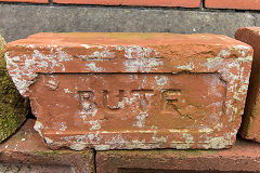 
'Bute' on side 1, with 'Clayton & Co Patent' on side 2, from Llanishen Brickworks, Cardiff, © Photo courtesy of Mike Stokes