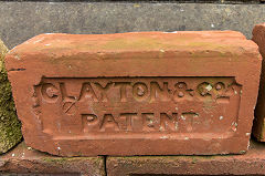
'Clayton & Co Patent' on side 2, with 'Bute' on side 1, from Llanishen Brickworks, Cardiff, © Photo courtesy of Mike Stokes