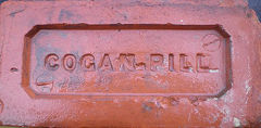 
'Cogan Pill' with 'Penarth' on reverse from Penarth Patent Press Brickworks © Photo courtesy of Richard Paterson