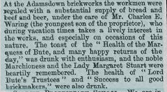 
Adamsdown brickworks celebrations, 13 September 1876