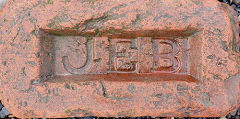 'J E B' for J E Billups, Llandough Brickworks © Photo courtesy of Frank Lawson
