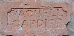 
'Vachell Cardiff', found at Insole Court, from an unknown brickworks © Photo courtesy of Mike Statham on Penmorfa