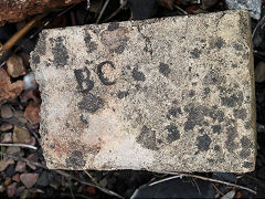 
'BC', possibly for 'Bryn Coch', found at Nantgarw China Works