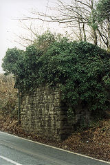 Bridgend Dinas brickworks bridge abutments, Aberkenfig, 1990, © Photo courtesy of Mike Stokes