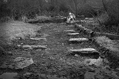 Cefn Cribbwr brickworks tramroad © Photo courtesy of Mike Stokes