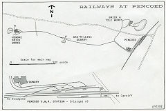 
Brickworks tramways around Pencoed © Photo courtesy of Industrial Locomotive Society