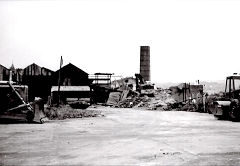 Tondu Brickworks demolition, c1975, © Photo courtesy of Mike Stokes