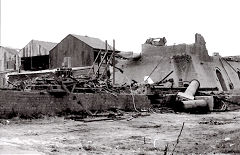 Tondu Brickworks demolition, c1975, © Photo courtesy of Mike Stokes