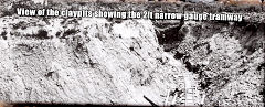 Tondu Brickworks clay pits tramway, © Photo courtesy of Mike Stokes