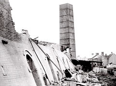 Tondu Brickworks demolition, c1975, © Photo courtesy of Mike Stokes
