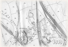 Quarella Brickworks, 1919 © Crown Copyright reserved
