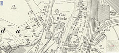 Ferguson's Tondu Brickworks, 1897, © Crown Copyright reserved