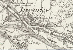 Treorky Brickworks, 1875, © Crown Copyright reserved