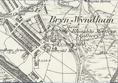 
Ty Newydd Brickworks, 1875, © Crown Copyright reserved