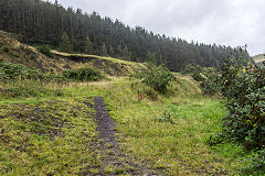 
Upper Penrhiwfer Colliery brickworks site, September 2017