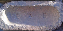 'E&B' by Evans and Bevan Ltd possibly from Onllwyn Brickworks, © Photo courtesy of 'Old Bricks'