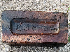 
'KC Co'  for 'Killan Collieries', from Killan Brickworks, found in the area, &copy; Photo courtesy of Gareth John