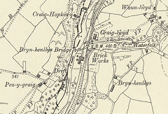 
Bryn-henllys brickworks, Ystradowen, Cwm Twrch, 1903, © Crown Copyright reserved