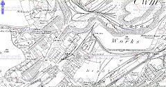 Cwmavon Brick Works, Cwmavon, 1877, © Crown Copyright reserved