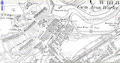 Cwmavon Brick Works, Cwmavon, 1899, © Crown Copyright reserved