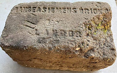 'Swansea Siemens Brick Co Landore', a silica block, © Photo courtesy of Richard Evans