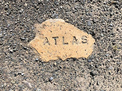 'Atlas' found at Bynea, Carmarthenshire, quite possibly from the Eclipse brickworks, Horeb, Llanelly, Carmarthenshire, © Photo courtesy of Stephanie Thomas