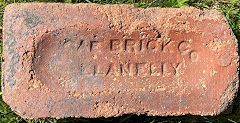 
'Cae Brick Co Llanelly', found near Felinfoel, © Photo courtesy of Richard Evans