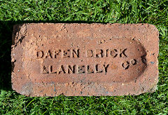 'Dafen Brick Llanelly Co' from Dafen brickworks, Llanelly, Carmarthenshire © Photo courtesy of Frank Lawson