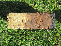 
'Dinica' probably from one of the Kidwelly brickworks,  © Photo courtesy of Mark Cranston and Ian Suddaby