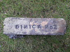
'Dinica No 2' probably from one of the Kidwelly brickworks,  © Photo courtesy of Mark Cranston and Ian Suddaby