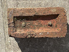 'LLB', possibly from Llandovery Brick Co, © Photo courtesy of Steven Blythe