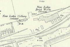 
New Lodge brickworks, Burry Port, 1913, © Crown Copyright reserved