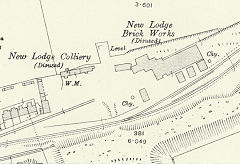 New Lodge brickworks, Burry Port, 1913, © Crown Copyright reserved