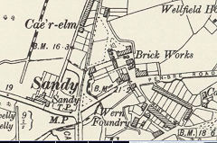 
Sandy brickworks, 1897, © Crown Copyright reserved