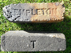 
'T' from Templeton brickworks, © Photo courtesy of Ian Suddaby