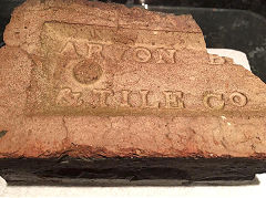 'Arvon Brick & Tile Co Ltd' from Peblig Brickworks © Photo courtesy of Katie Lench