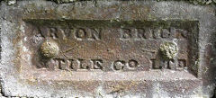 
'Arvon Brick & Tile Co Ltd' from Peblig Brickworks  © Photo courtesy of 'Old Bricks'