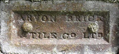'Arvon Brick & Tile Co Ltd' from Peblig Brickworks © Photo courtesy of 'Old Bricks'