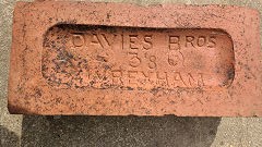 'Davies Bros 3 ⅛ Wrexham' from Abenbury Brickworks, Wrexham, Denbighshire © Photo courtesy of Stephen Haynes