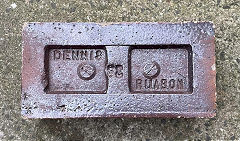 'Dennis Ruabon' with a divided frog from Hafod brickworks, Rhos. © Photo courtesy of Phil Burgoyne
