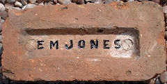 'E M Jones', from Kings Mill or Ruabon Road brickworks, © Photo courtesy of 'Old Bricks'