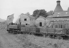 
Trefynant Brickworks sidings, c1960, J.C.Edwards, Ruabon, Denbighshire, © Photo courtesy of 'Old Bricks'