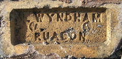 
'H Wyndham Ruabon' from Delph Brick and Fireclay Works, © Photo courtesy of Jonathan and 'Old Bricks'