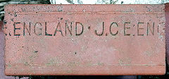 'J.C.E England' from J.C.Edwards, Ruabon, Denbighshire © Photo courtesy of Hamish Fenton and 'Old Bricks'