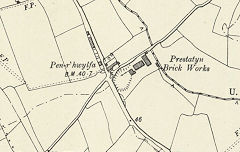 Prestatyn Brickworks, Meliden, 1898 © Crown Copyright reserved